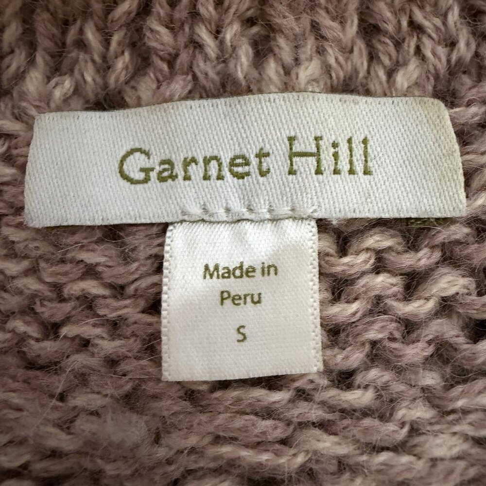 Garnet Hill Baby Alpaca Sweater Womens Small S Fair Isle Scoop Neck‎ Lightweight - Picture 5 of 9